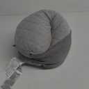 Boppy Anywhere Travel Nursing Pillow, Soft Gray, Plus Sized to Petite with Stretch Belt, Portable Nursing Pillow, Breastfeeding and Bottle-Feeding Support, Machine Washable