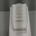 ELFULLY 6 Pack 13 OZ Ceramic Baking Dishes, 4.5" Mini Square Bakeware Set, Small Baking Pan with Handle, Individual Casserole Dish for Oven, Roasting, Lasagna, Pie, Gratin, Microwave Safe, White