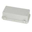 2 x Zulkit 2pcs Junction Box ABS Plastic Dustproof Waterproof IP65 Electrical Boxes Hinged Shell Outdoor Universal Project Enclosure with 2 Cable Glands 7.9 x 3.9 x 2.8 inch (200x100x70mm)
