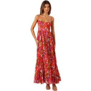 Petal & Pup Women's Achanti Pleated Maxi Dress (L)