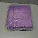 YIHOUSE Memory Foam Bath Mat Set, Bathroom Rugs Sets 3 Pieces, Non Slip Bath Mats for Bathroom, Super Soft and Water Absorbent Bath Rug Set, Machine Washable U Shape Toilet Rug,Purple