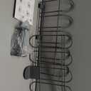 CarryUp Under Desk Cable Tray, No Drill Wire Management Clamp, Computer Cord Organizer, Cable Hider & Holder, Cord Keepers for Home Office Organization, Powder Coated Metal, Easy Install - Grey