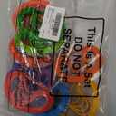 50 Pcs Jesus Loves Me Wristbands Bulk 10 Styles Rainbow Religious Silicone Bracelets Christian Cross Silicone Wristbands Gift for Bible School Church Group