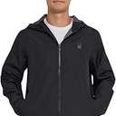 Spyder Packable Rain Jacket Men – Water Resistant Windbreaker with Hood, Lightweight Rain Coat Slicker, Travel, Golf, Fishing
