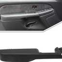 Interior Door Armrest Handle Front Left Driver for 1999-2006 Suburban Avalanche Tahoe Yukon Escalade #88981547 15703701 15703702 88981548 Black
