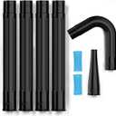 Sealegend Gutter Cleaning Tools for 2-1/2 in. Wet/Dry Vacuum Cleaner, Shop Vac Hose Attachments for Cleaning or Blowing Debris from Gutters Up to 5.6FT, Upgrade Lockout Design Shop Vac Accessories