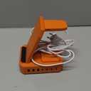 300W Wireless Charger for Samsung,Zutspzss 10 in 1 Wireless Charging Station, 65W USB C Fast Charging Stand for Samsung S25 Ultra/S24/S23/S22/Z Fold,Galaxy Watch Ultra7/6/5,Galaxy Buds,Orange