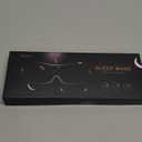 MZOO Luxury Sleep Eye Mask for Side Sleeper Men Women, Zero Eye Pressure 3D Sleeping Mask, Light Blocking Patented Design Night Blindfold, Soft Eye Shade Cover for Travel, Grey