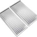 Criditpid Grill Emitter Plates for Charbroil Commercial Tru-Infrared 463241314 463268008 463241313 463241013 463243812 463257010 Gas Grill, Stainless Steel Cooking Grates.(2 Pack)