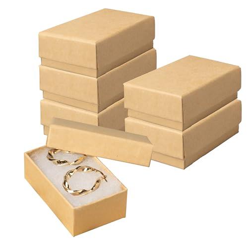 Jewelry Gift Boxes 6 Pack 2.5x1.5x1 inch Cardboard Jewelry Box, Cotton Filled Small Jewelry Gifts Boxes With Lids | For Earring, Bracelet, Necklace, Rings, Gift Boxes For Presents