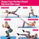 WALITO Resistance Bands for Working Out, Fabric Exercise Bands for Legs and Butt, Workout Bands for Women and Men, Booty Band for Yoga Starter Set, Pilates, Rehab, Fitness and Home Workout