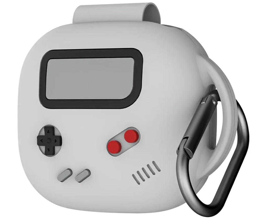 Cute Cover for Powerbeats Fit Case 2025, 3D Cartoon Funny Design | Shock Resistant | Full Protection Soft Silicone Case Compatible with Beats Powerbeats Fit Earbuds Accessories with Keychain, Grey