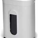 Aurora AU1060MA Professional Grade 10-Sheet High Security Micro-Cut Paper and Credit Card Shredder/ 60 Minutes/Security Level P-5, White, AU1060MA 10-Sheet High Security Microcut