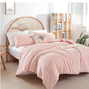 weigelia Pink Comforter Sets Queen Size Comforter Set 3 Piece Soft Microfiber Comforters Set for Women and Girls Blush Lightweight Alternative Comforter for All Season (1 Comforter, 2 Pillowcases)