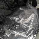 Magnetic Insulated Door Curtain Fits 36"x96" Doors - Thermal Door Cover for Winter with Clear Window, Window Insulation Kit & Doors Draft Stopper to Keep Cold Air Out for Front Doorway Home - Black