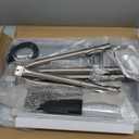 Adviace Replacement Parts for Nexgrill 720-0888S, Grease Tray & Flame Tamers & Burners and Igniters Replacement for Nexgrill 5 Burner 720-0888S Gas Grill