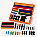 Cable Management Kit, 135 Pcs Reusable Cable Ties and Cord Labels | with Adhesive Cable Clips, Hook and Loop Straps for Under Desk Wire Organizer Home Office - Multicolor