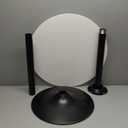 FDW Pub Table 40 Inch Height Cocktail Table Round Bistro Bar Table for Home and Kitchen Dining (White)