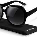 miyya Bug Eye Oversized Polarized Sunglasses Womens, Trendy Retro Sun Glasses for Women 2025, Oversized UV Protection Shades