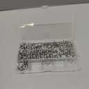 800PCS/200SET Silver Metal Snap Button Kit with Fastener Pliers, 9.5mm Snap Fasteners Kit for Clothing & DIY Crafts, Metal Snaps Press Tool Set for Sewing (800PCS/200SET-SLIVER)