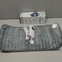 Heating Pad for Period Cramps, Heating Pad for Back/Neck/Shoulder Muscle Pain, 6 Heating&4 Timer Setting, Auto Shut Off, Dry/Moist Heat & Machine Washable, Gray Birthday Christmas Gifts for Women Mom (12'' x 24'')