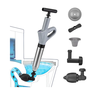 Toilet Plunge Blaster, High Pressure Toilet Plunger, High-Pressure Air Drain Blaster Plunge Blaster Multi-drain Unclogger for Toilets, Bathroom Floor, Drain Sinks and Plumbing Clogs.