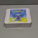 Pnytty Crochet Kit for Beginners, Crochet Animal Kits for Starters with Step-by-Step Video Tutorials, Blue Axolotl Knitting Kit with Easy-to-See Stitches Yarn, Crochet Hooks for Adults Easy Craft