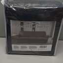 molasofa Leather Look T-Cushion Sofa Slipcovers with 3 Individual Shape Seat Covers for Home Décor, 4 Pieces - Stretchable, Washable, Non-Pilling, Non-Slip Sofa Slipcover (Sofa, 02 Black)