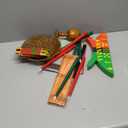 BrightRow 12 Pcs Kwanzaa Kinara Set Include 3 Red 3 Green 1 Black Candles Double Sided Wooden Candle Holder Wine Glasses Basket Kente Cloth Bamboo Table Mat for Kwanzaa Celebration Decoration