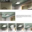 KOHLER Atmo Bathroom Exhaust Fan, Ceiling Vent for Bathroom, 13-7/8" X 13-7/8"