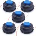 (5Pack)T35 Trimmer Head for Husqvarna 537388101 224L 223L 324L 123L 322L Weed Eater Prewound with .095-Inch Line 225L 232L 323L 325L 325LX 326L 326LX 322R 323R 343F 343R 224L Replace# 537388101