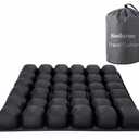 Sodurue Travel Cushion Airplane Seat, Airplane Seat Cushion for Long Flights, Press Type Air Inflatable Wheelchair Seat Cushion for Car, Office, Stadium, Ergonomic Comfort Support, Heavy Duty (36 Air Bag)