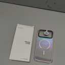 ORNARTO Air Case for iPhone 17 Pro Max Clear | Military-Grade Drop Protection | Camera Control Button | Compatible with MagSafe | Built-in Air Phone Cover - Rose Aurora