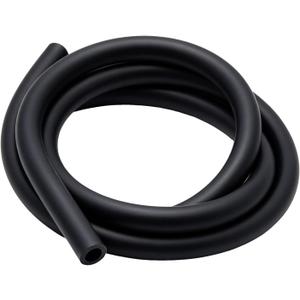 Latex Rubber Tubing 3/16" ID x 3/8" OD, Black, 6.5 FT
