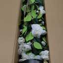 Artificial Camellia Tree 3.4ft Fake Trees pseudophyte (2, White)