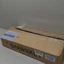 2-Light Modern Brushed Titanium Gold Wall Sconce with Clear Glass Crystal Luxury Wall Light Fixtures for Bedroom Living Room Bathroom Vanity Mirror Light Fixtures Set of 2