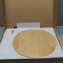 Car Desk for Laptop & Car Table Tray, Height-Adjustable 360 Rotating Wood Car Laptop Mount, Cup Holder Table, Steering Wheel Tray, Compatible with Tesla & Most Vehicles (Ash)