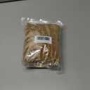 60 Pcs Khaki Christmas Velvet Bows for Christmas Tree, 5x7 Inch Pre-Tied Vintage Ribbon Bows Ornaments for Gift Wrapping Wreaths Garland Xmas Holiday Dcor (3/8")