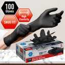 2 x MED PRIDE Nitrile Gloves - Box of 100 Gloves | 5 Mil Thick, Powder-Free, Latex-Free, Lab, Chemotherapy Compliant