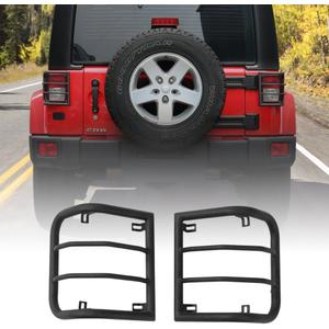 Rear Tail Light Cover Guard Protector for Jeep Wrangler JK JKU Rubicon Sahara 2007-2018