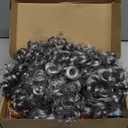 Jeowoqao Old Lady Costume for Kids, 100 Days of School Costume Girls Old Lady DressGranny Wig with Wig Cap Grandma Dress Up Outfit for Girls 5 6 7 8 Years