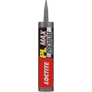 Loctite PL Premium Max Construction Adhesive, 9 fl oz Cartridge, 1 Pack - Versatile Construction Glue for Wood, Concrete, Stone & More