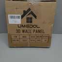 40 PCS 3D Wall Panels for Interior Dcor White 11.8"*11.8" Wall Covering PanelsPVC Textured 3D Tile for Living RoomBedroom DIY Interior Wall Dcor
