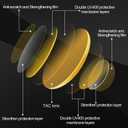 LVIOE Night Driving Glasses for Women with Polarized Anti Glare Yellow Lens, Classic Designer Sun Glasses UV Protection