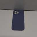 FireNova Designed for iPhone 15 Pro Max Case, Silicone Upgraded [Camera Protection] Phone Case with [2 Screen Protectors], Soft Anti-Scratch Microfiber Lining Inside, 6.7 inch, Navy Blue