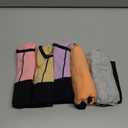 POKARLA Women's Cotton Stretch Underwear Ladies Mid-high Waisted Briefs Panties 5-Pack XL