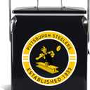 The Memory Company | Licensed NFL 13L Retro Logo Cooler, Pittsburgh Steelers