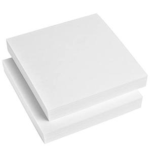 New brothread Cut Away Machine Embroidery Stabilizer Backing 8"x8" - 200 Precut Sheets - Medium Weight 2.5 Ounce - Fits 4x4 and 6x6 Hoops