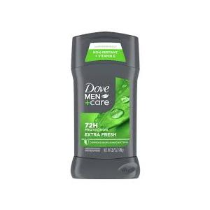Dove Men+Care Antiperspirant Deodorant Stick for Men 4 Count Extra Fresh with 72hour Sweat & Odor Protection with 1/4 Moisturizing Cream & Longlasting Citrus scent 2.7 oz