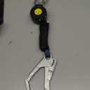 6ft Retractable Safety Lanyard, Safety Harness Fall Protection Retractable Lanyard with Rebar Hook(Big Hook), 6ft Self Retracting Lifeline for Construction Roofing